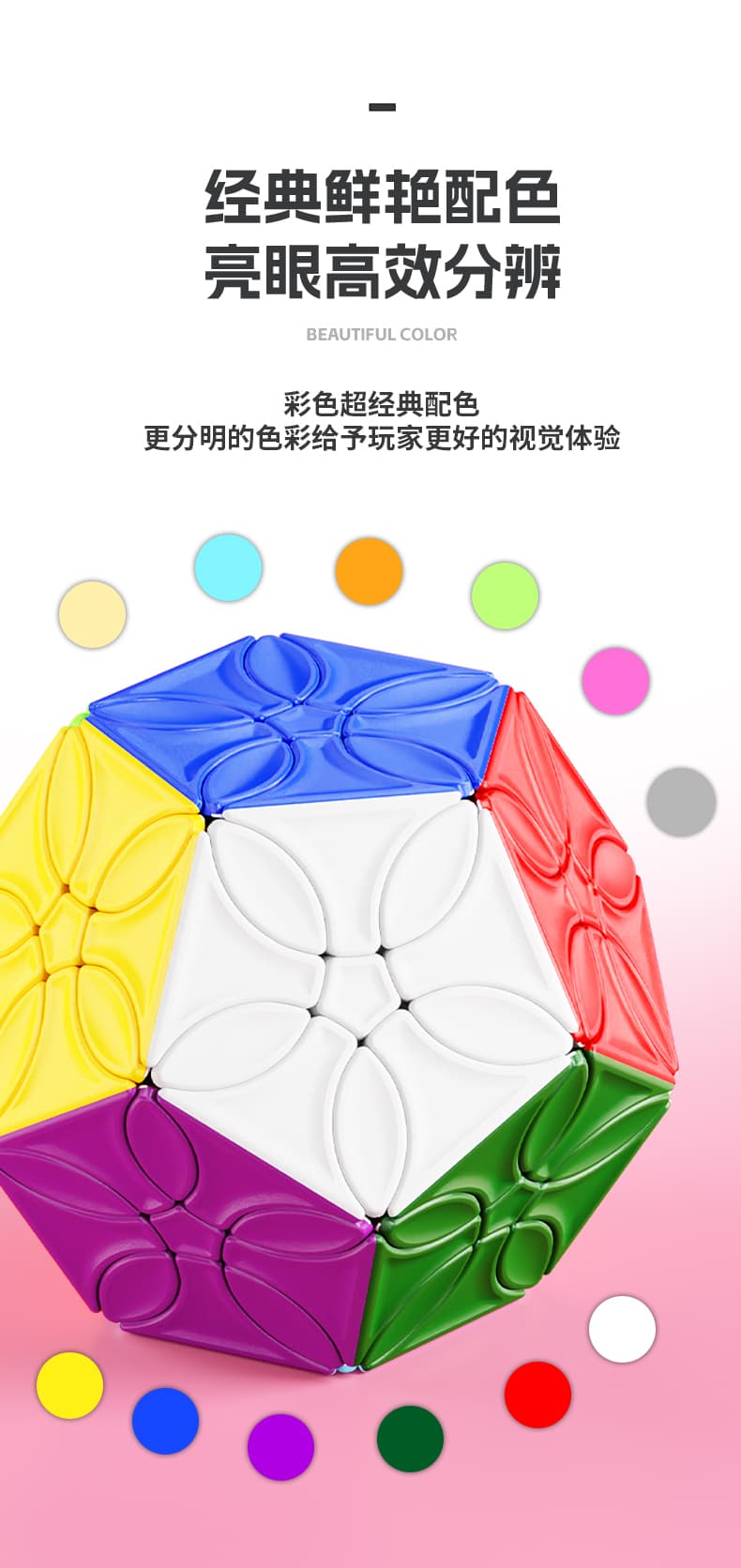 SengSo Blossoms Megaminx - Stickerless image 16