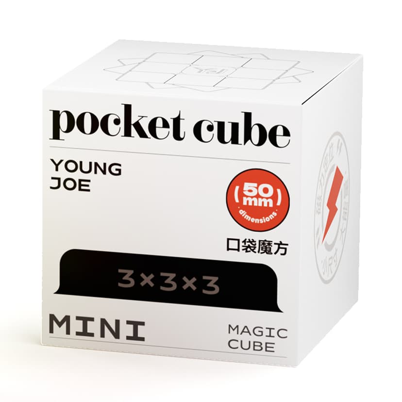 YJ Pocket Cube mini 3x3 (50mm) - Stickerless image 2