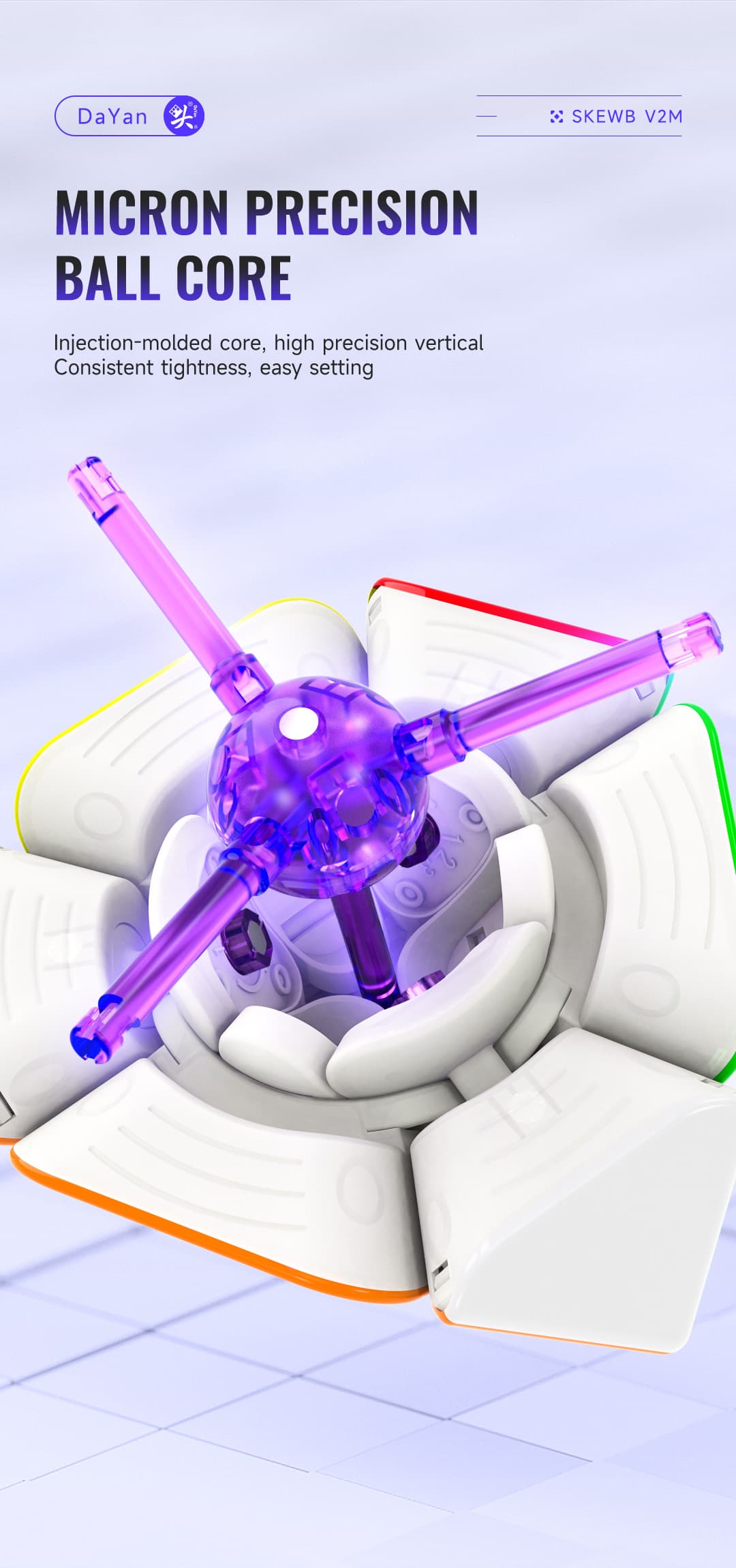 DaYan Skewb V2 Maglev UV - Stickerless image 9