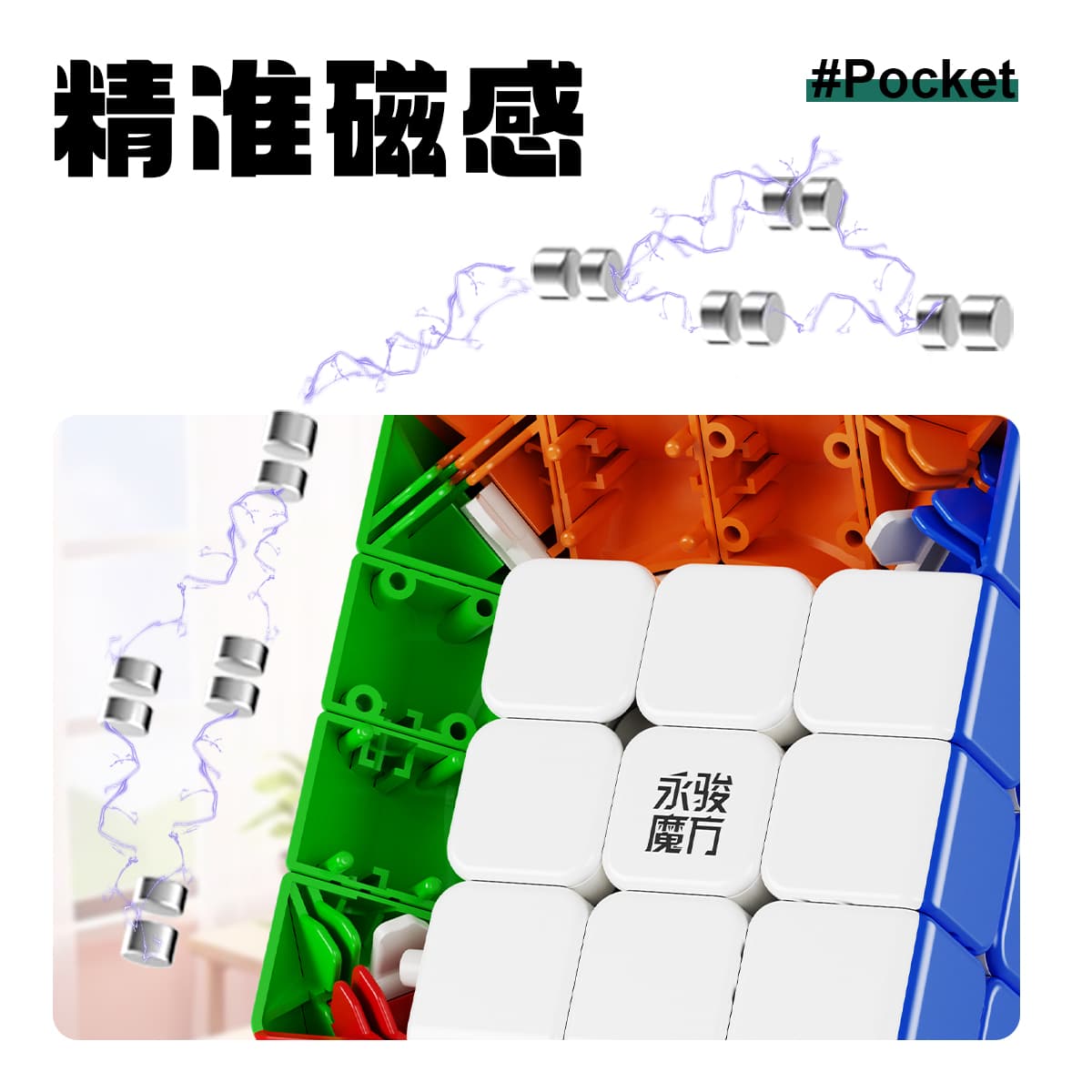 YJ Pocket Cube mini 4x4 (56mm) - Stickerless image 5