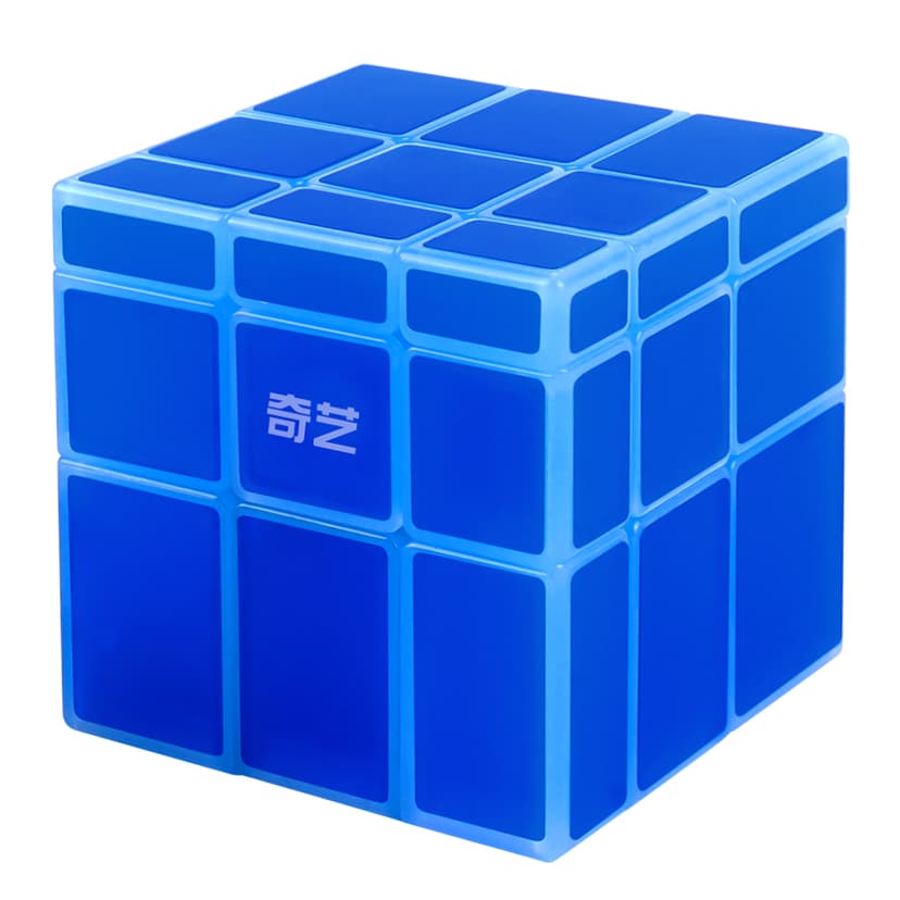 QiYi 3x3 Mirror Cube - Luminous Blue image 1