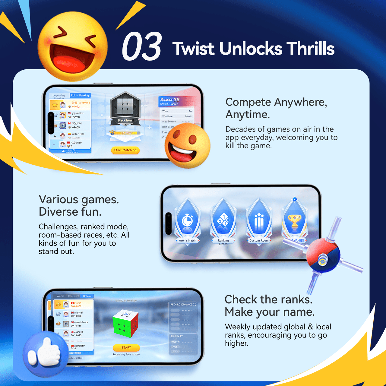 GAN 356 i Carry E Frosted - Stickerless image 12