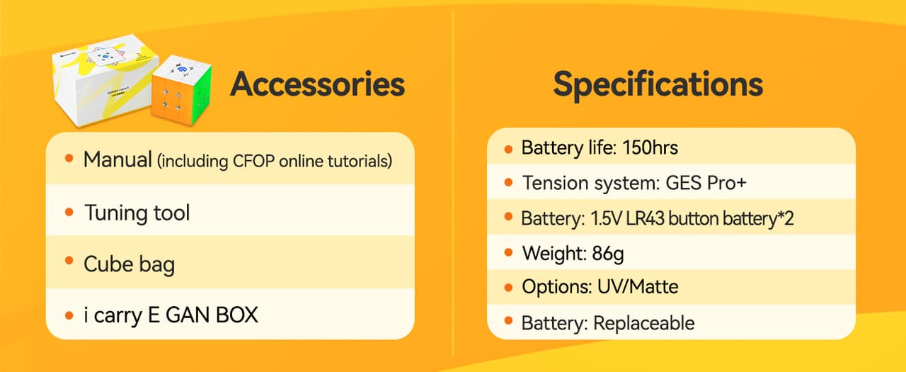 GAN 356 i Carry E Frosted - Stickerless image 19