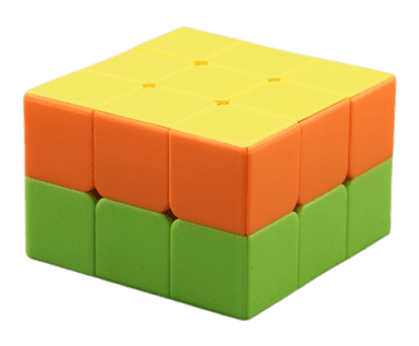Four-Color Cube 2x3x3 - Stickerless