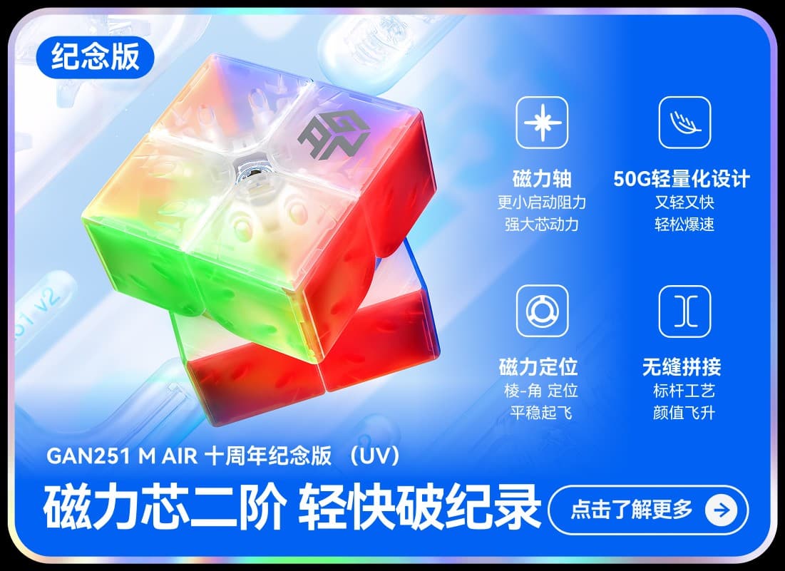 GAN 251M Air 10th Anniversary - Transparent image 3