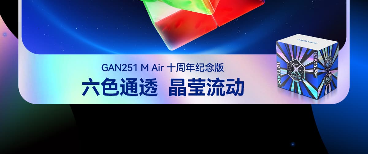 GAN 251M Leap UV 10th Anniversary - Transparent image 9