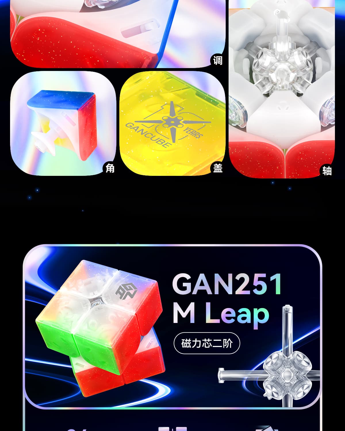 GAN 251M Leap UV 10th Anniversary - Transparent image 16