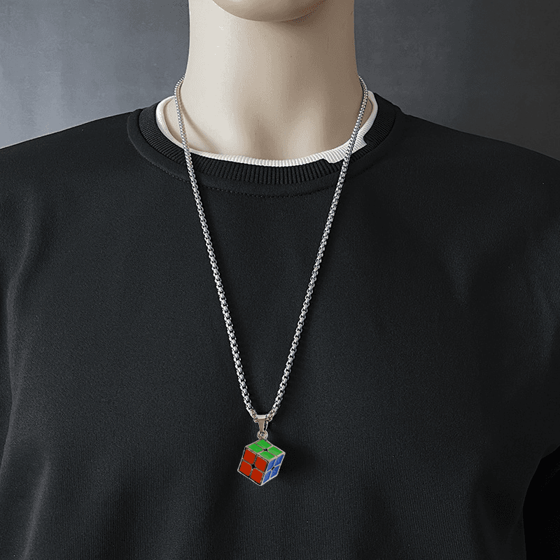 2x2 Cube Necklace image 2