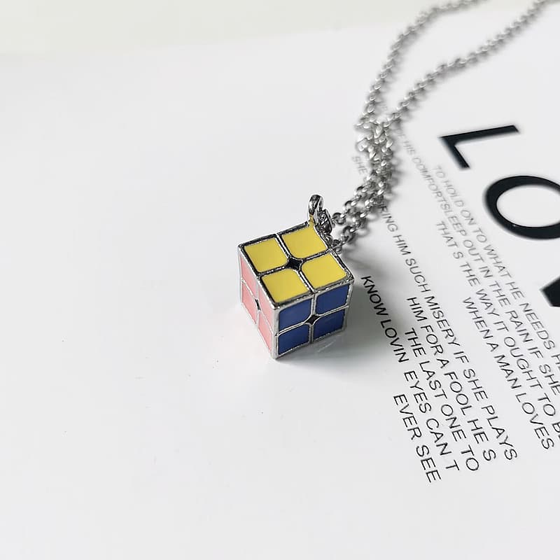 2x2 Cube Necklace image 5