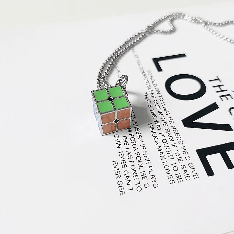 2x2 Cube Necklace image 6