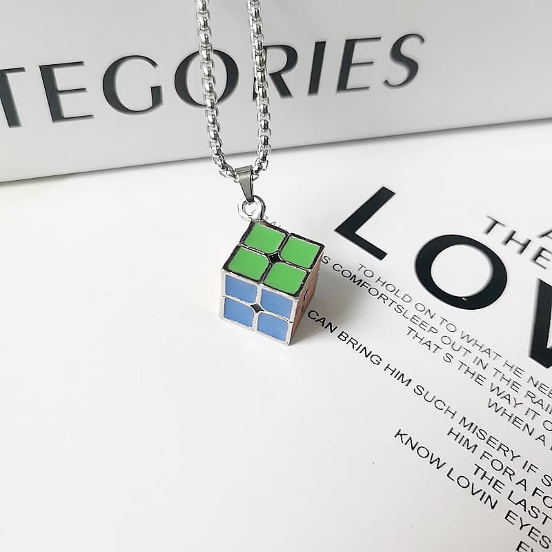 2x2 Cube Necklace image 10