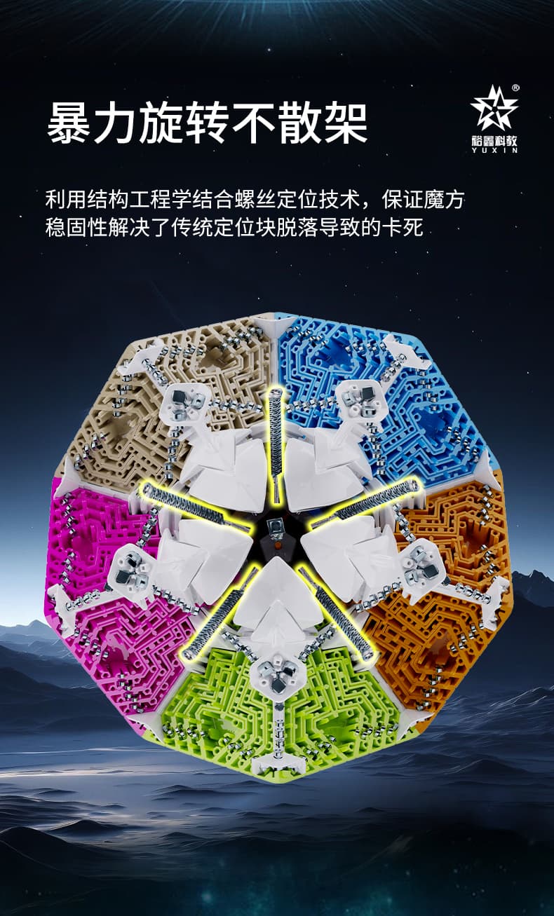 YuXin Huanglong Petaminx M - Stickerless image 16