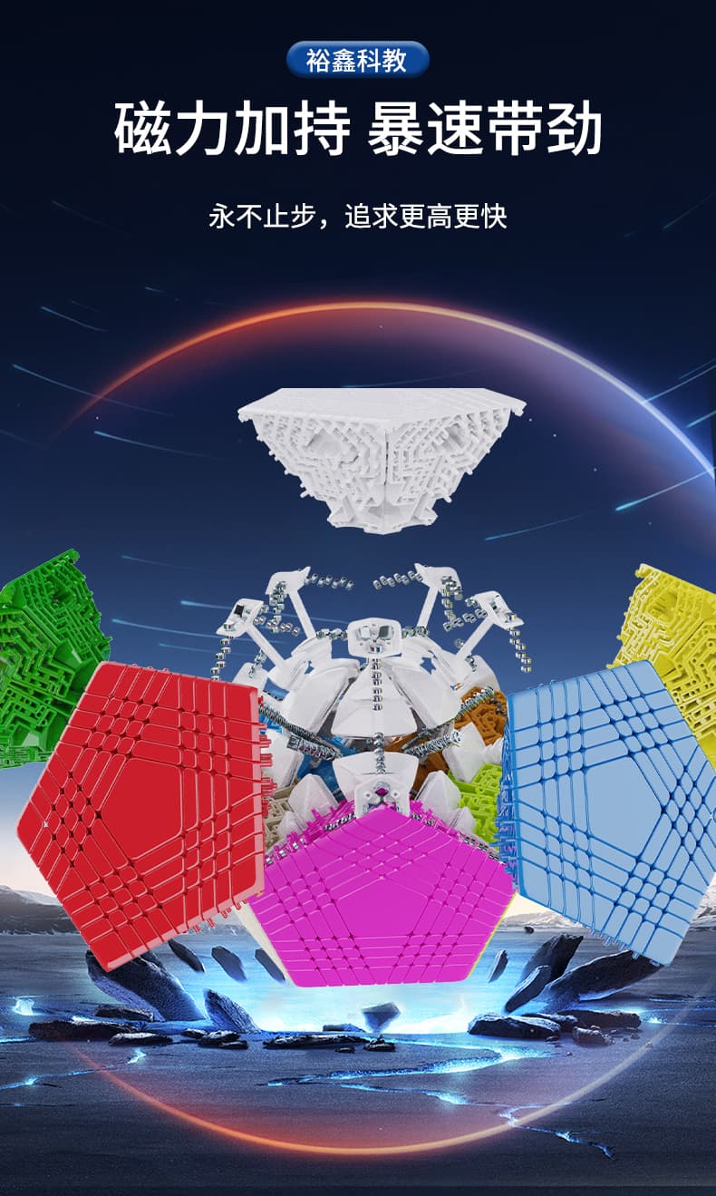 YuXin Huanglong Petaminx M - Stickerless image 23