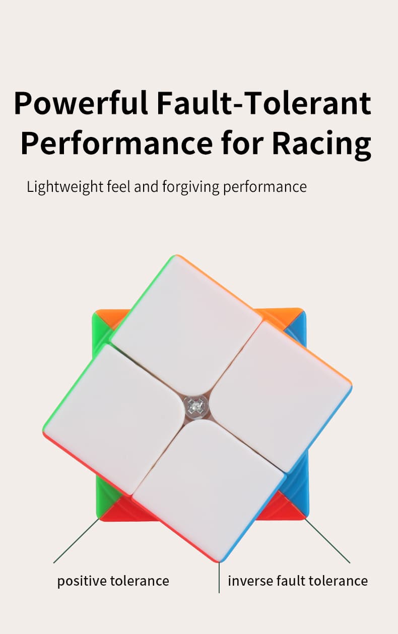 YuXin black-kylin 2x2 V2 - Stickerless image 11