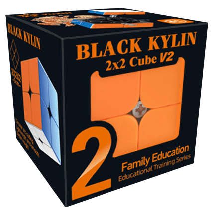YuXin black-kylin 2x2 V2 - Stickerless image 2