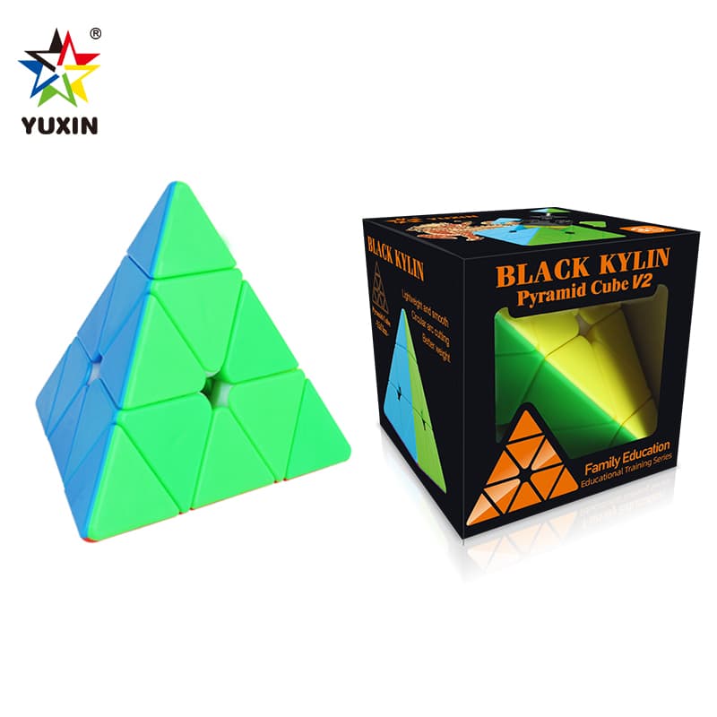 YuXin black-kylin Pyraminx V2 - Stickerless image 3