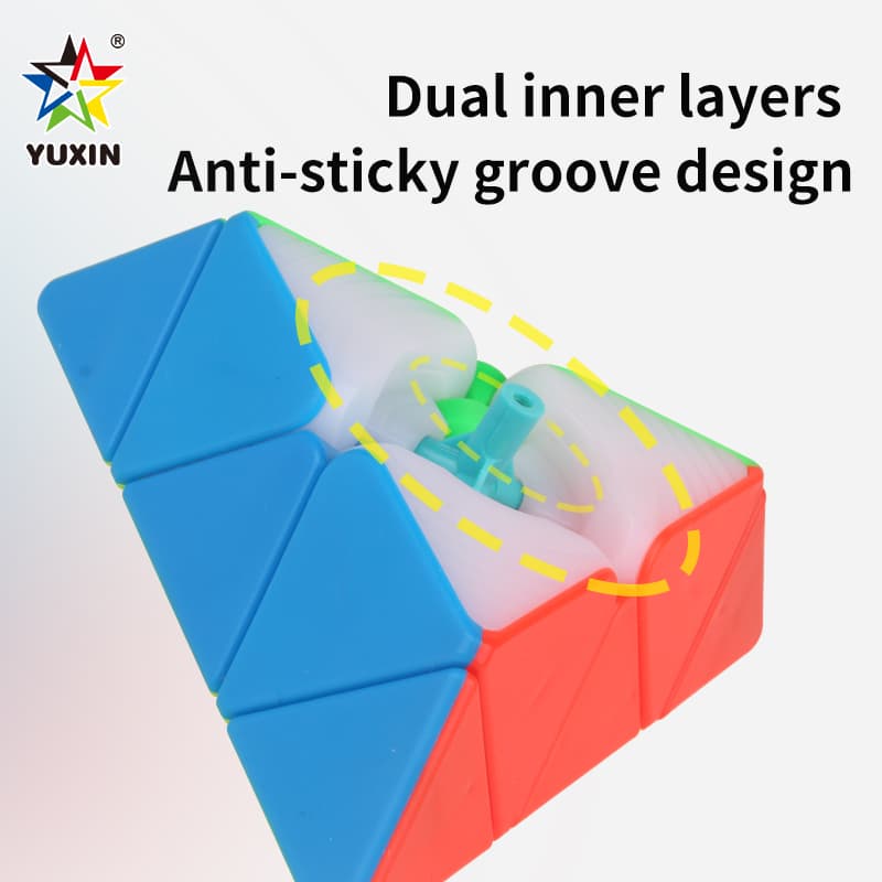 YuXin black-kylin Pyraminx V2 - Stickerless image 6