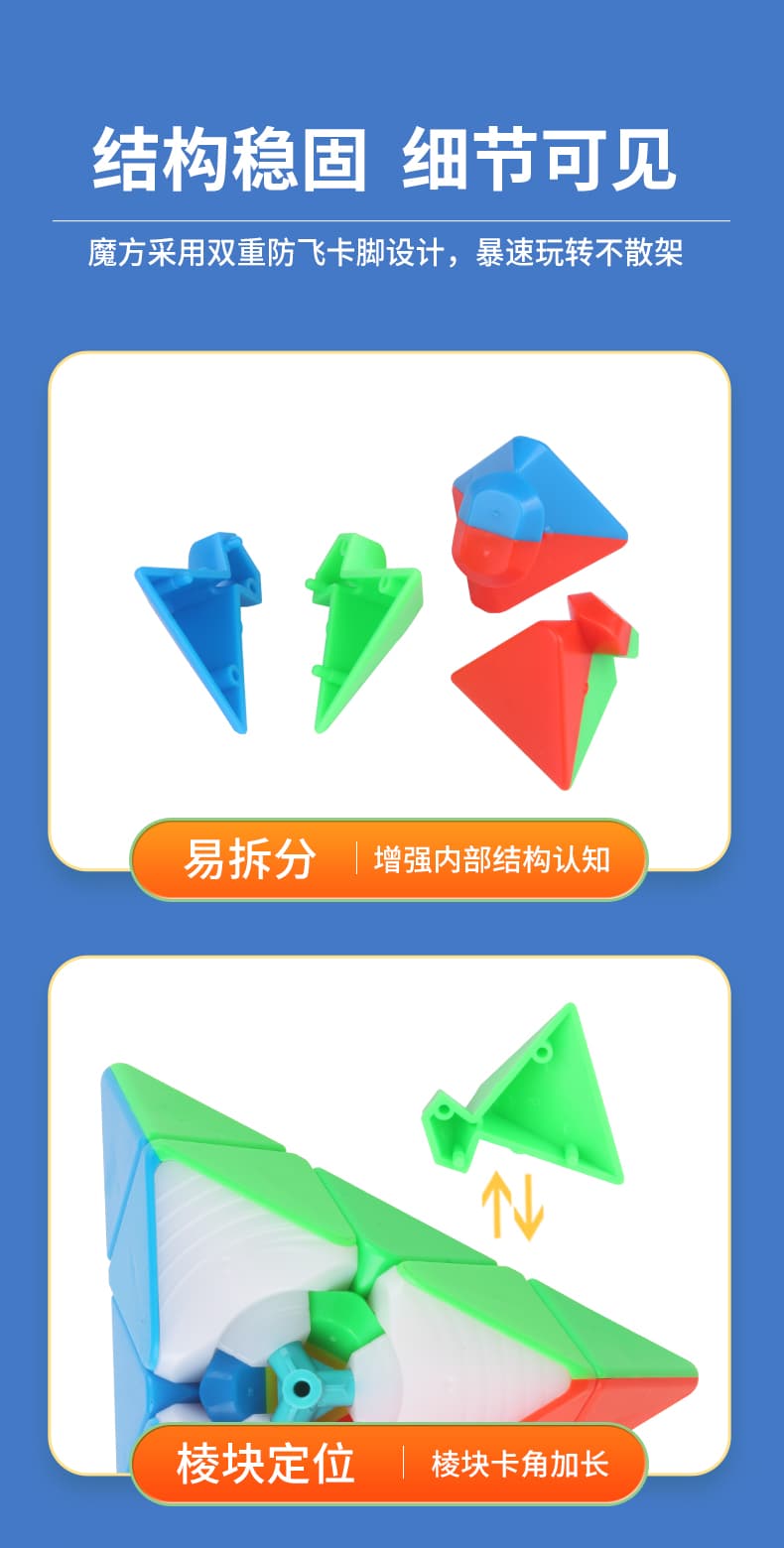 YuXin black-kylin Pyraminx V2 - Stickerless image 11