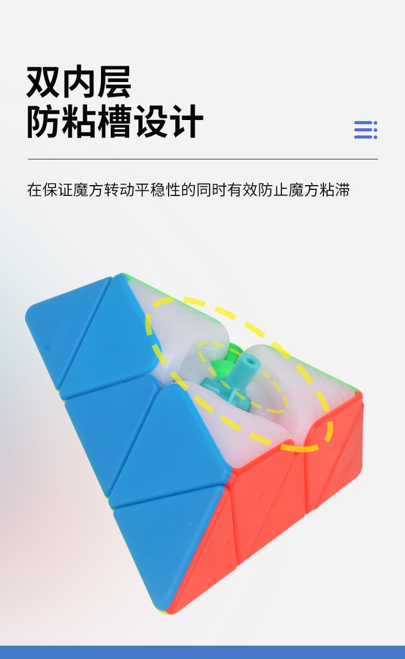 YuXin black-kylin Pyraminx V2 - Stickerless image 15