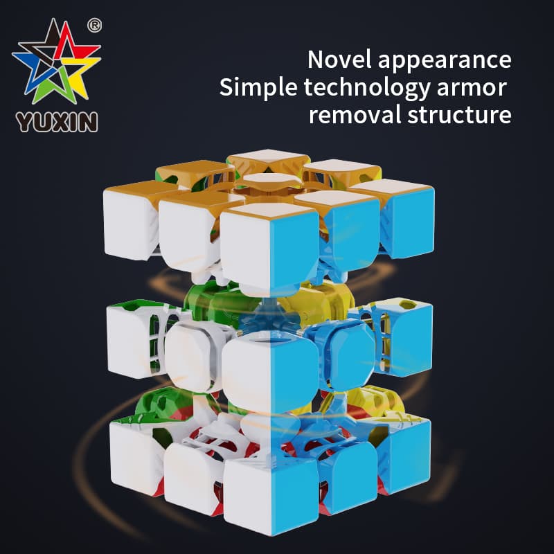 YuXin black-kylin Openwork 3x3 - Stickerless image 6