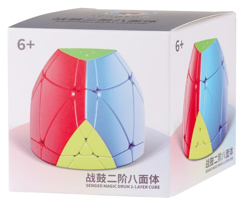 SengSo 2x2 War-Drums puzzle - Stickerless image 2