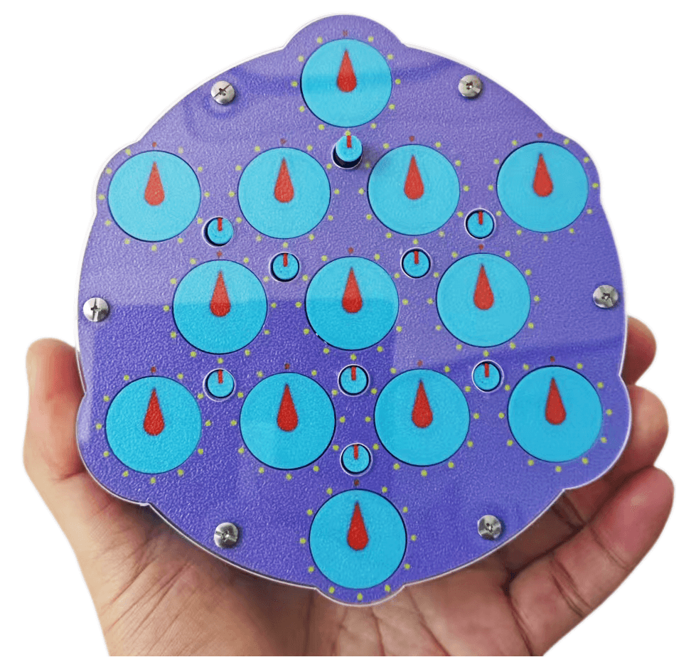 C4U Hexagram-13 Clock - Stickerless image 1