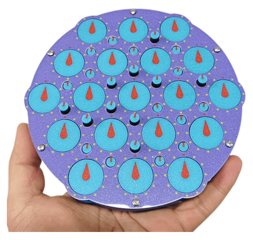 C4U Hexagram-19 Clock - Stickerless