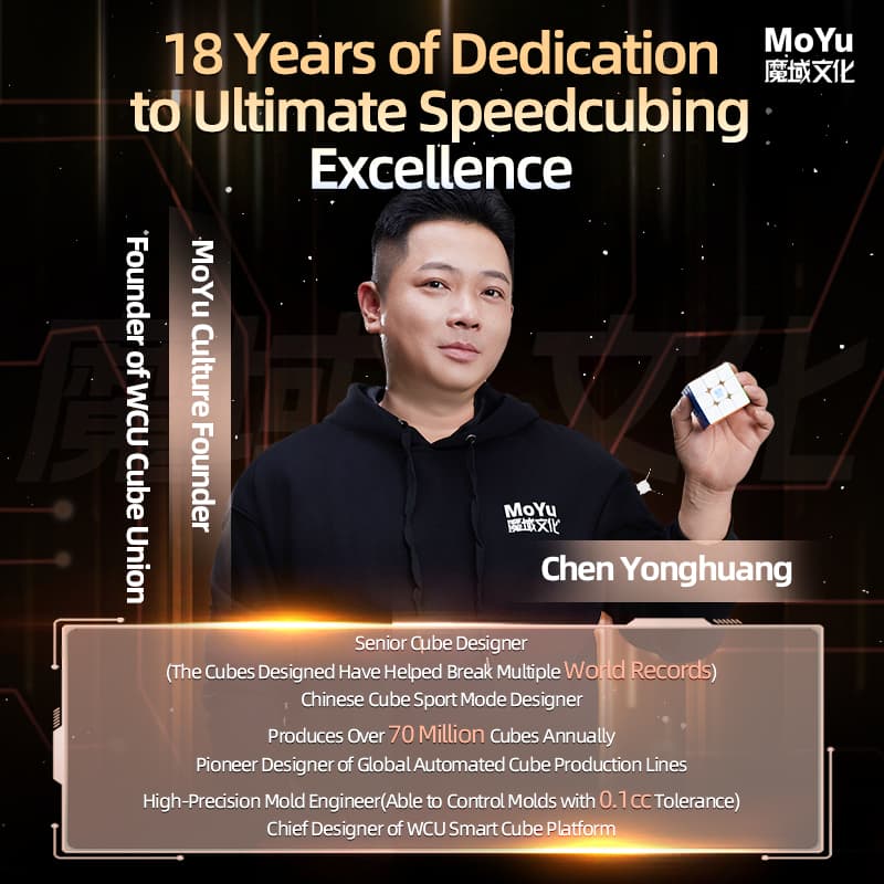 MoYu Super Weilong V2 18th Anniversary - Stickerless image 12