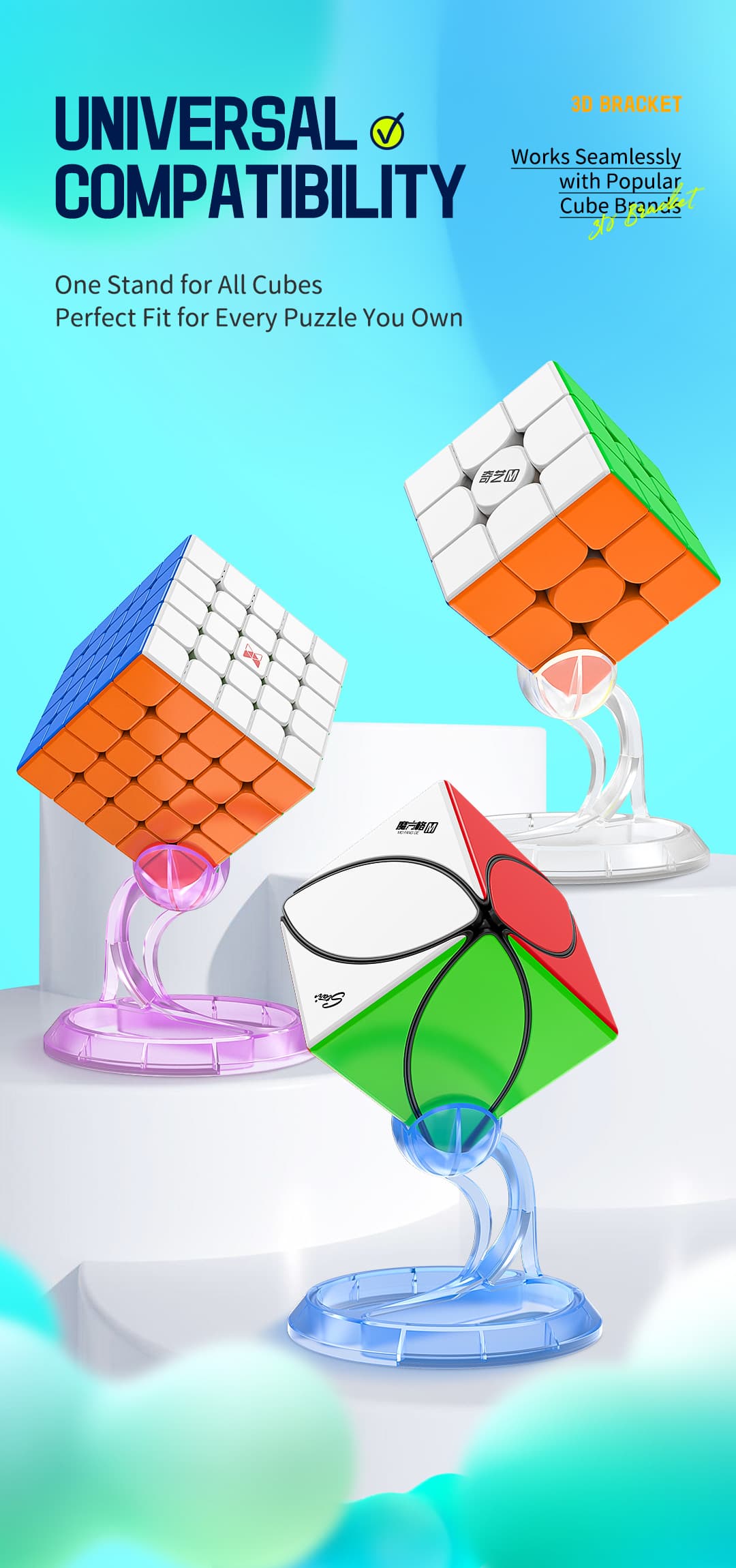 QiYi 3D Bracket - Trans.Purple image 7