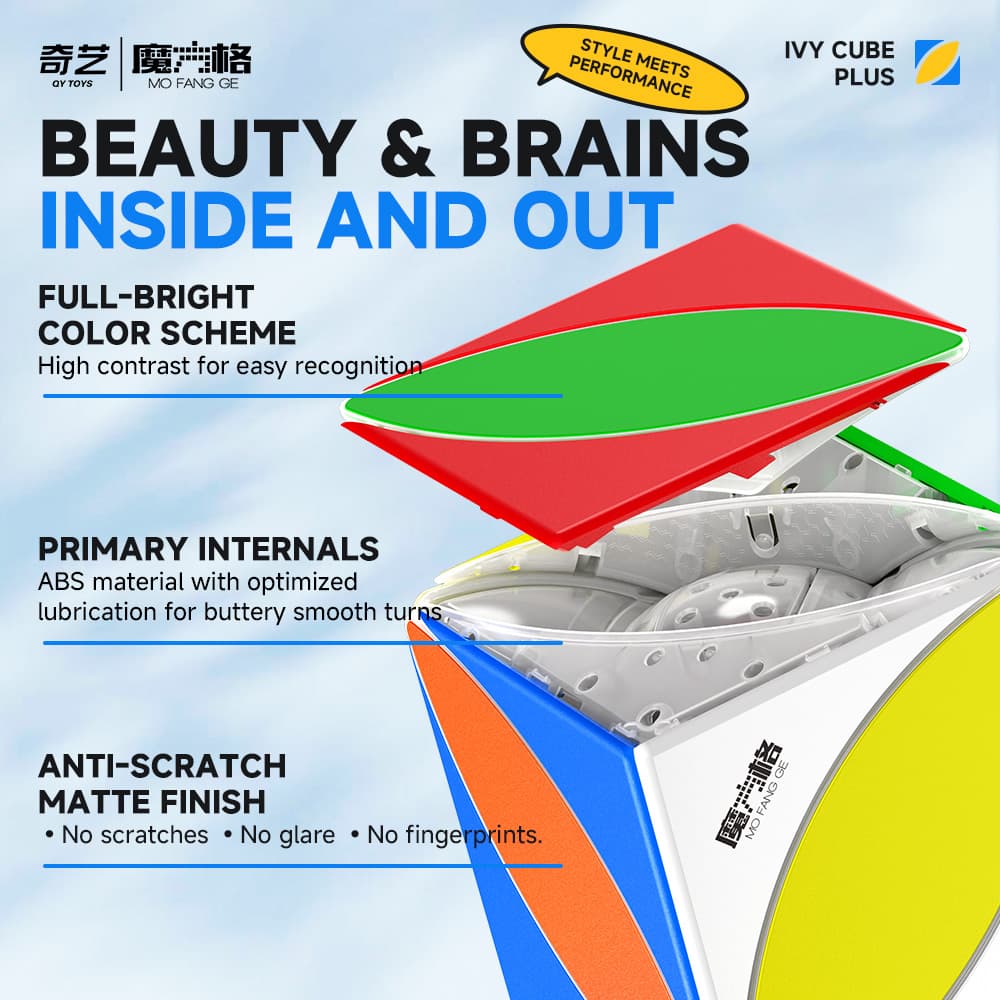 QiYi  9cm IVY Cube Plus - Stickerless image 28