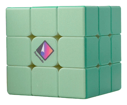 Calvin's Green Gradient 3x3x3 Cube - Stickerless image 3