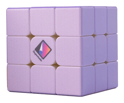 Calvin's Purple Gradient 3x3x3 Cube - Stickerless image 3