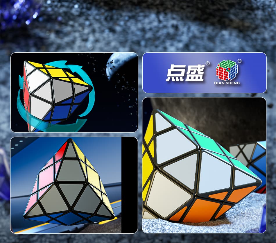 DianSheng 4-Corner Hexagonal Dipyramid - Black image 12