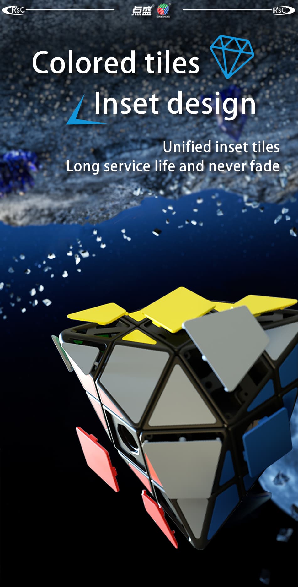 DianSheng 4-Corner Hexagonal Dipyramid - Black image 13