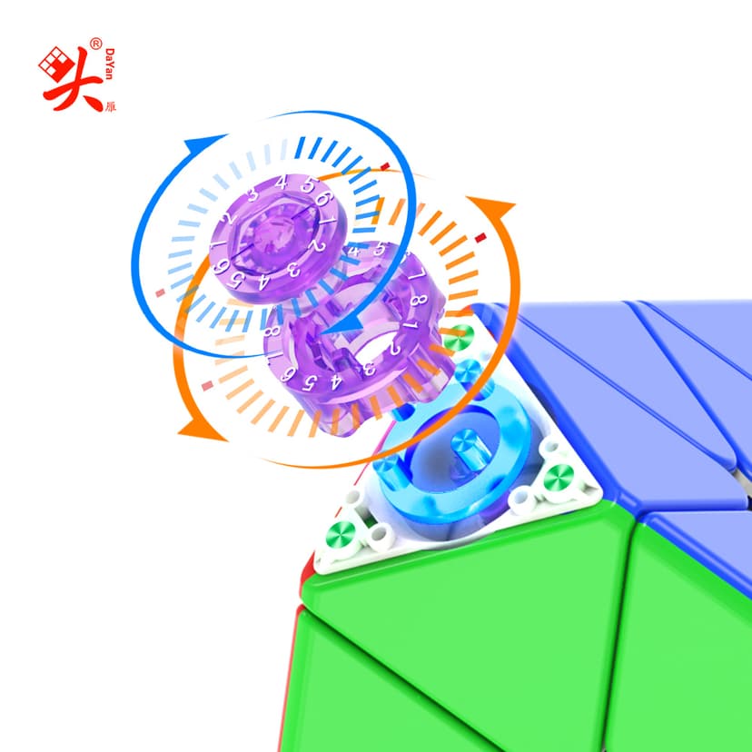 DaYan Pyraminx V3 Maglev UV - Stickerless image 2