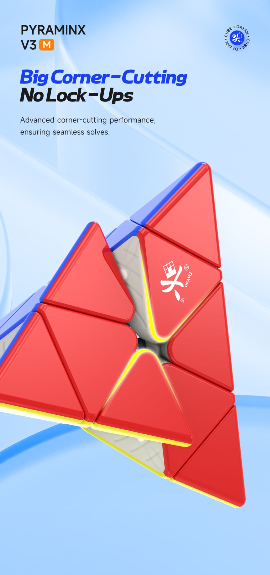 DaYan Pyraminx V3 Maglev UV - Stickerless image 10