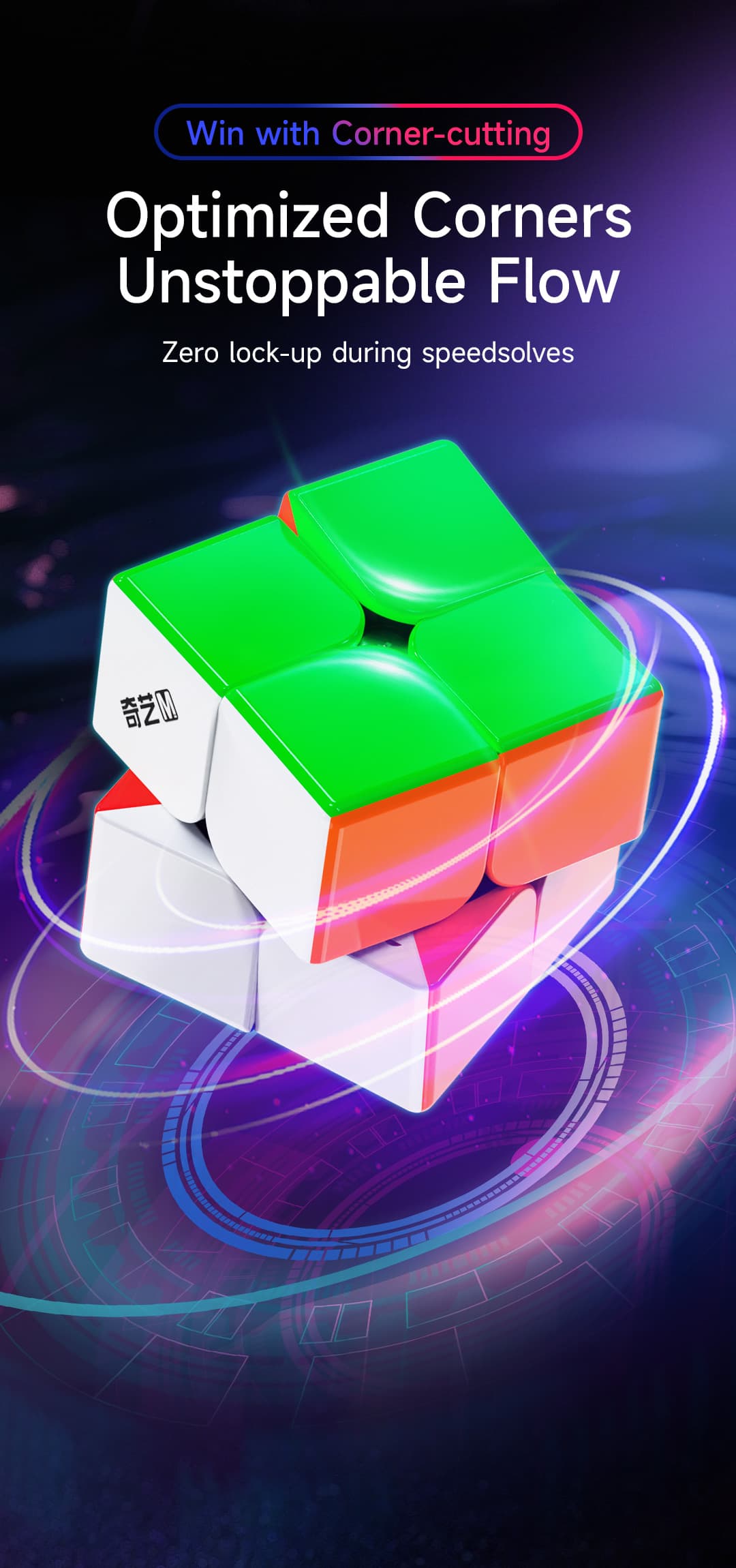 QiYi Warrior 2x2 M UV - Stickerless image 9