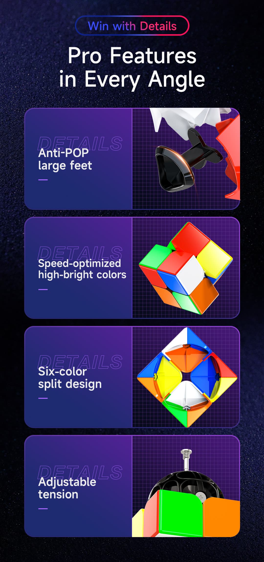 QiYi Warrior 2x2 M UV - Stickerless image 10