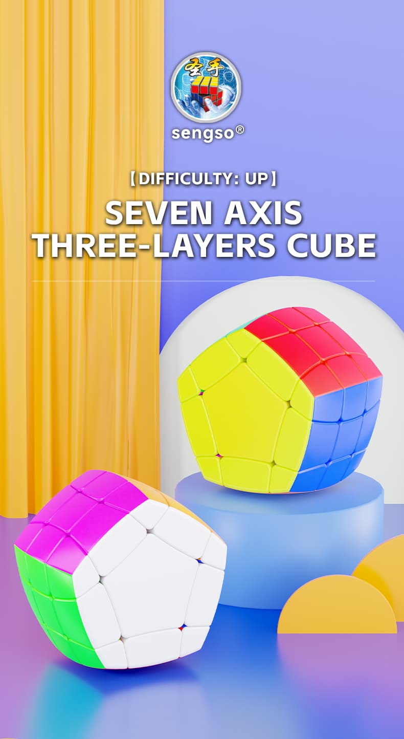 Sengso 7-Axis 3x3 Cube - Stickerless image 16