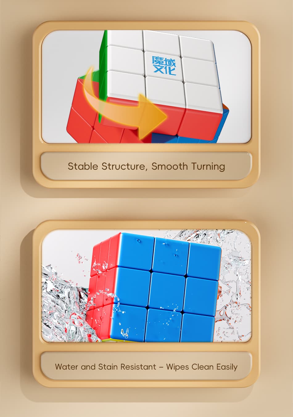 MoYu 18CM 3x3 Fitness Cube - Stickerless image 7