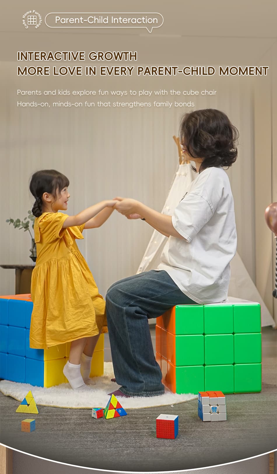 MoYu 18CM 3x3 Fitness Cube - Stickerless image 14