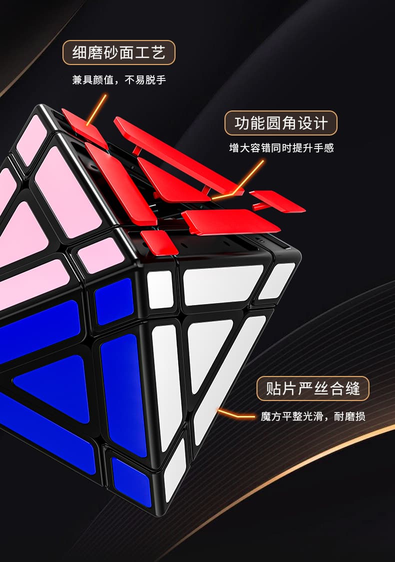 FanXin 3x3 Octahedron - Black image 16