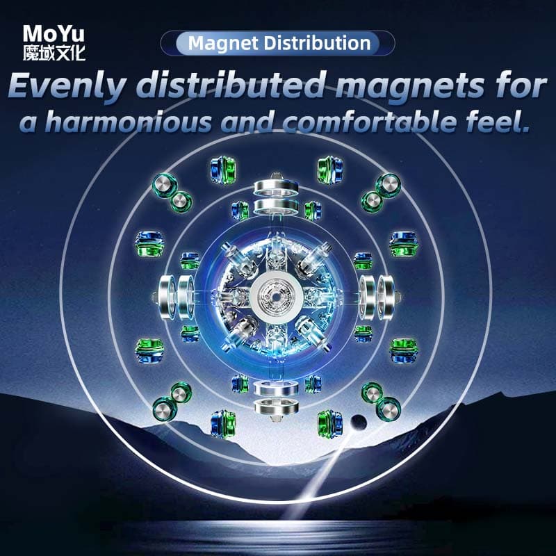 MoYu WeiLong V11 3x3 8 Magnet Ball Core UV image 12