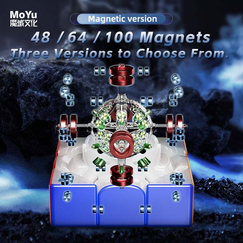 MoYu WeiLong V11 3x3 20 Magnet Maglev Ball Core UV image 13