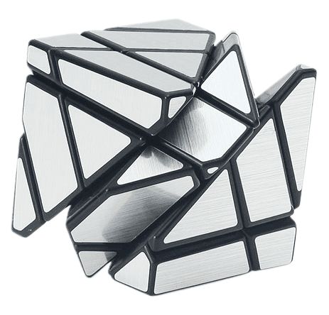 Ninja 3x3 Ghost Cube with Silver Stickers image 6