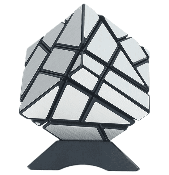 Ninja 3x3 Ghost Cube with Silver Stickers image 3