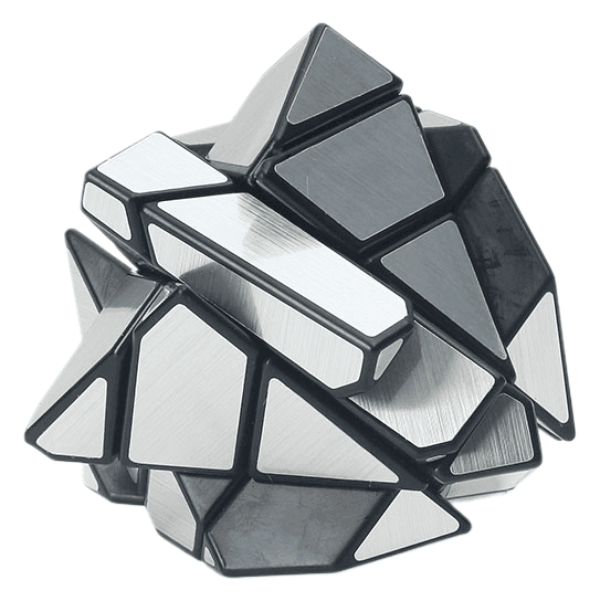 Ninja 3x3 Ghost Cube with Silver Stickers image 7