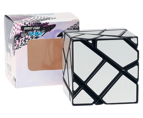 Ninja 3x3 Ghost Cube with Silver Stickers image 4
