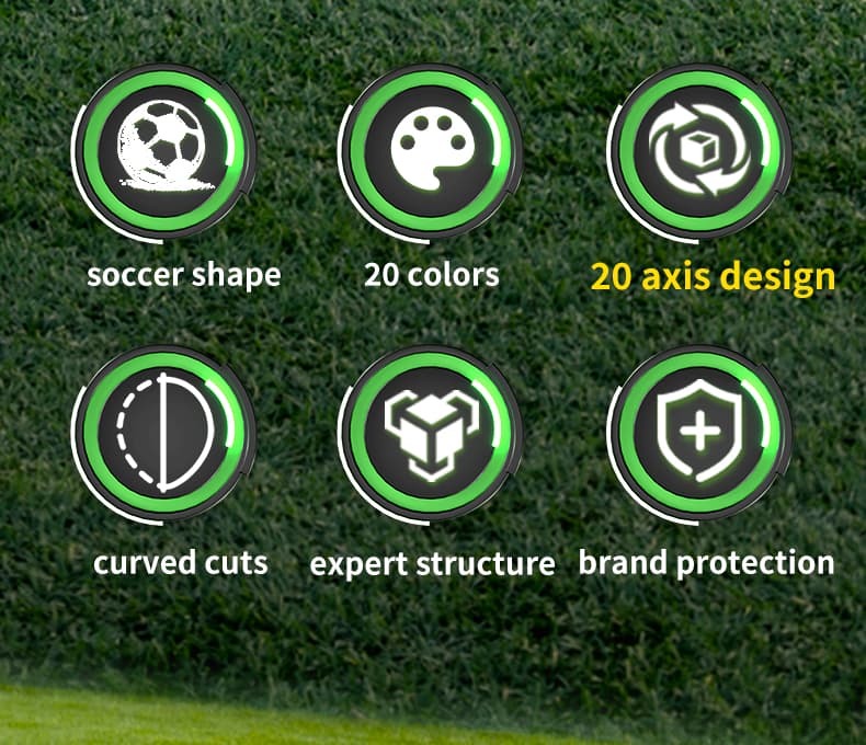 YuXin 20-Axis Soccer Cube - Black image 10