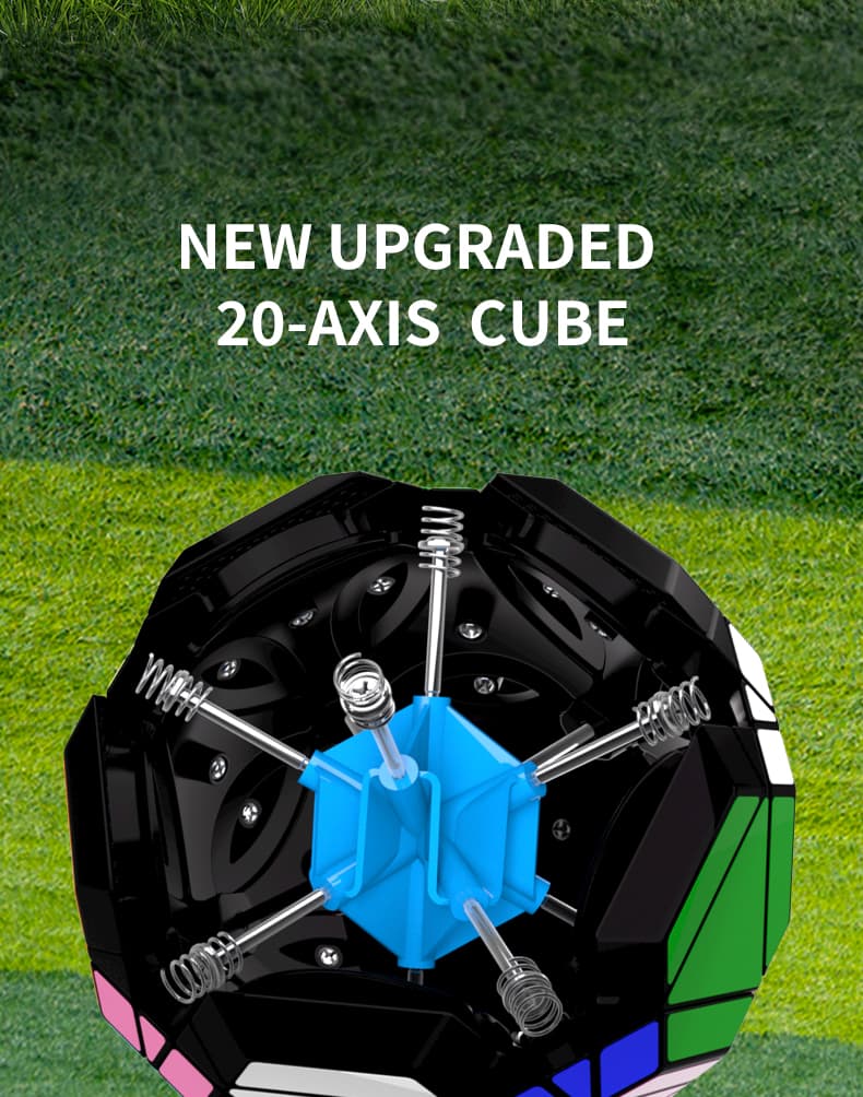 YuXin 20-Axis Soccer Cube - Black image 12